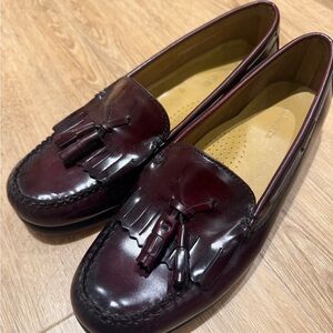 G.H. Bass & Co. Jackie Dark Red Burgundy Tassel Loafers